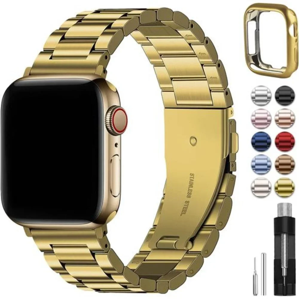 Compatible Apple Watch Bands Golden